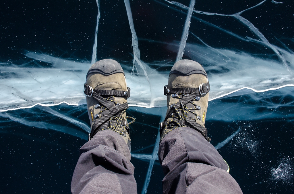 boty Keen Revel se prošly i po zamrzlém Bajkalu