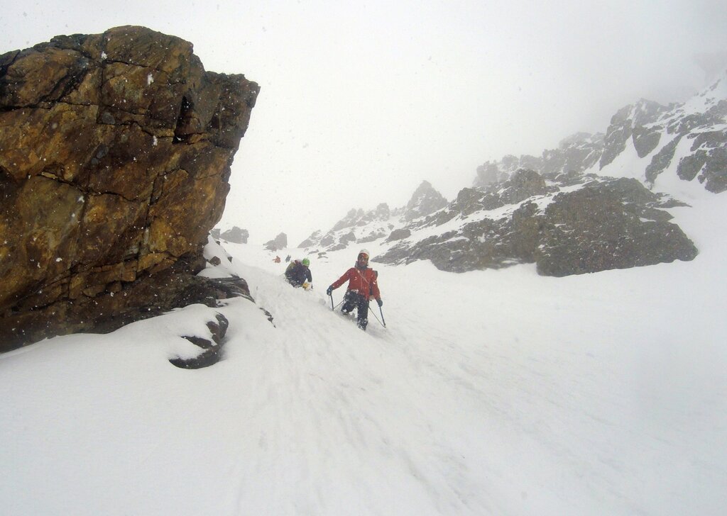 Expedice Muchu 2021 Expedice Muchu 2021 - Sestup lavinovým kuolárem z C2 do BC na Mramorové hoře