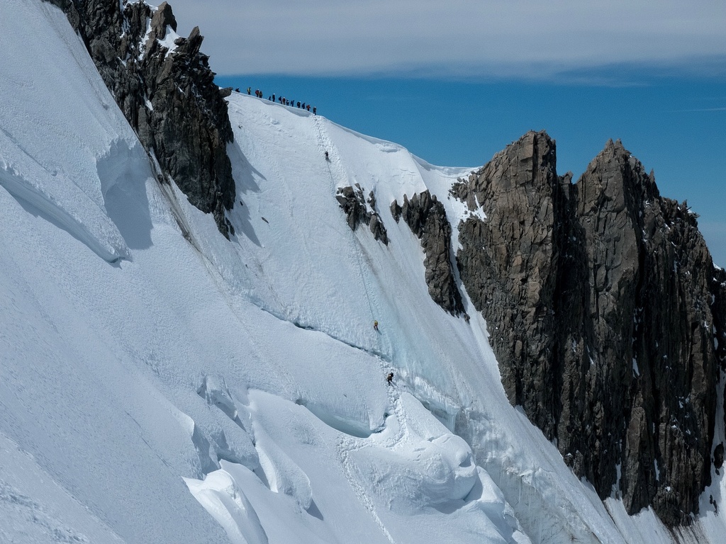 Vychutnáváme si firnové finále na Maudit