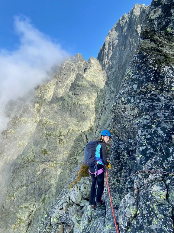 Tereska - nástup po Gipsyho ferratě