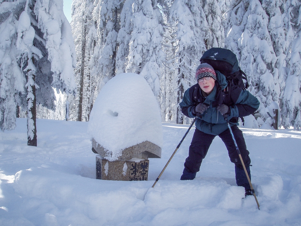 Setkání tří státních hranic na Trojmezné