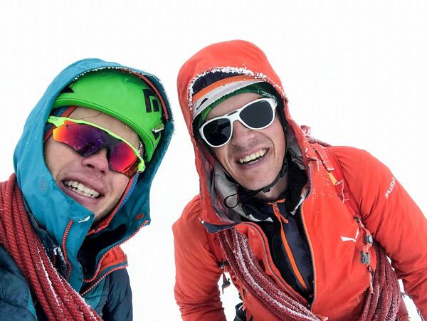 Peutérey Integral, s Kubou na vrcholu Mont Blancu, červenec 2020, foto: Kuba Cejpek