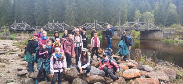 Děti 4. ZŠ Plzeň na Stezce Českem