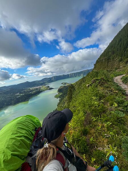 Mája a Azory - sólo trek, aneb sama až na vrchol nejvyšší hory Portugalska