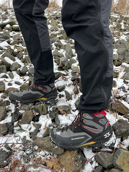 Pánské turistické boty GARMONT AKRON MID GTX – GTX membrána funguje výborně a prodyšnost je lepší než jsem očekával