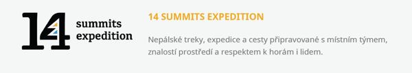 logo cestovní agentury 14 summits expedition