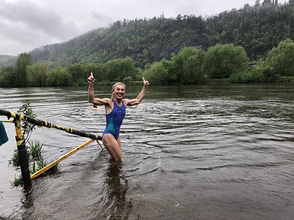 Hana Dvorská chodí dvakrát týdně plavat do Vltavy