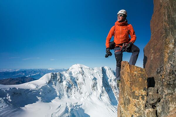 Výstup hřebenem Rey na Dufourspitze, 09/2020