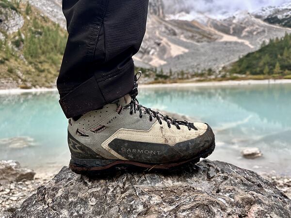 Boty Garmont VETTA EVO GTX – oceňuji tvrdost, grip, nepromokavost, šněrování do špičky a nízkou hmotnost