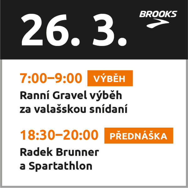 Ranní výběh a odpolední přednáška s Radkem Brunnerem