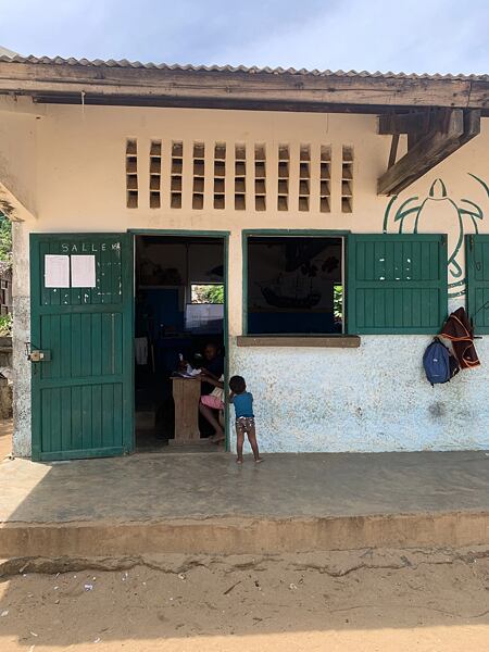 Vesnická škola na ostrově Nosy Komba