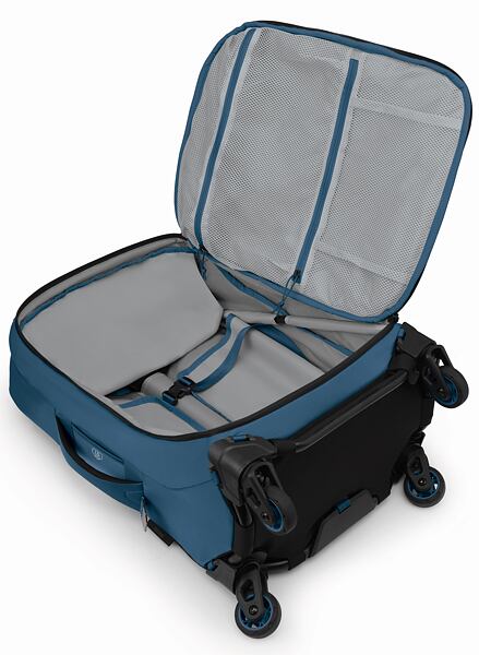 Kufr carry on vhodný na palubu letadla většiny leteckých společností - Osprey Ozone 4 Wheel carry-on