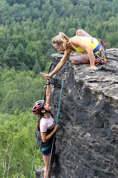 Je to skvělý pocit, když se dostanete úplně na vrchol