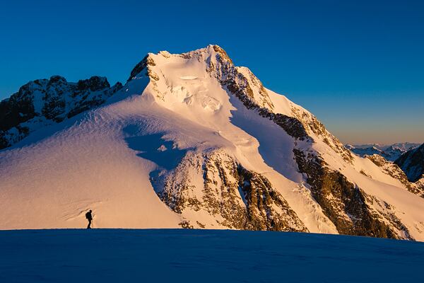 Piz Bernina na skialpech