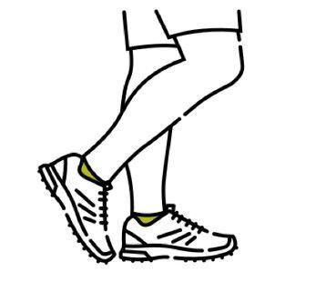 ukázka střihu Smartwool ponožky - low ankle