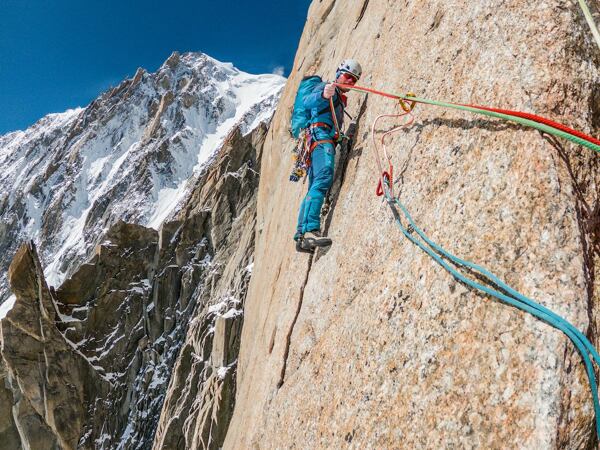 Skalní lezení v Chamonix-Mont-Blanc, srpen 2021, foto: Kuba Cejpek