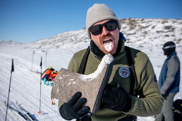 Fridolín Tlustý během ACT Grónsko