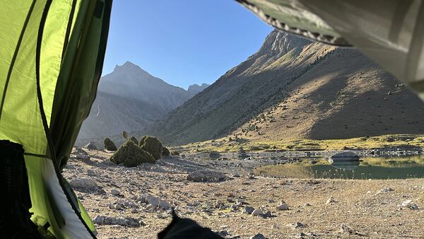 Náš hotelový výhled ze stanu Hannah Tercel 2