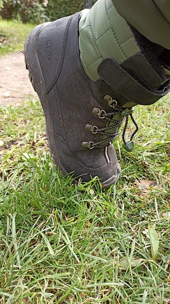 Dětské zimní boty KEEN KANIBOU WP YOUTH – Lace-lock bungee&nbsp;systém je skvělé zapínání pro děti