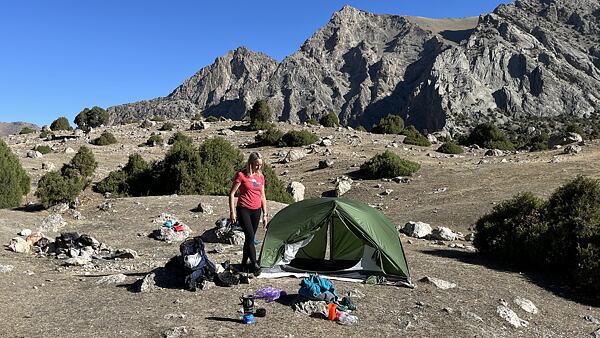 Fanské hory - trek v Tádžikistánu