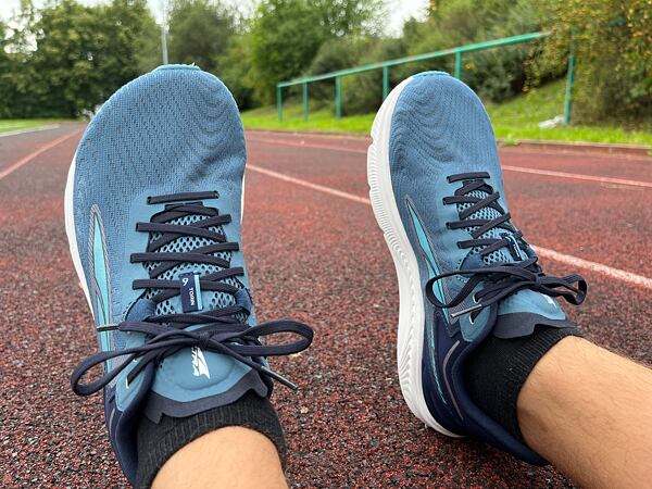 Standardní šněrování tkaniček běžeckých bot