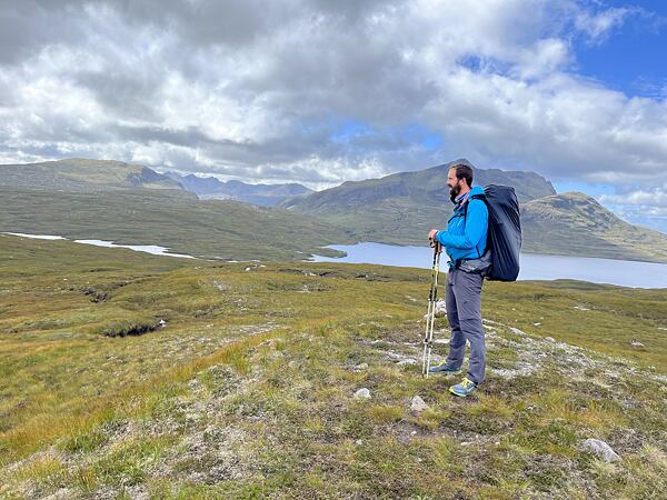 Martin Úbl během svého treku Great Divide Trail (Kanada)