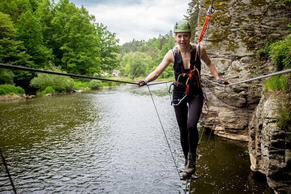 Při výběru ferraty dbejte na obtížnost a vždy dobře zvažujte, zda na to máte