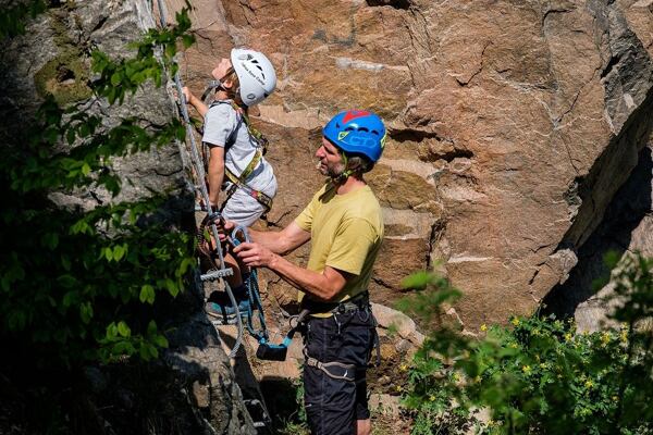Ferratové túry pro děti volte s krátkým přístupem a sestupem a nejlépe s atraktivním cílem
