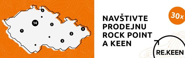 Nepotřebné boty KEEN můžete vyměnit za slevu na nové v jakékoliv prodejně Rock Point nebo KEEN Concept Store v ČR