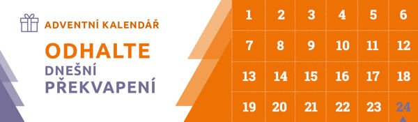Adventní kalendář – dodatečná sleva 15 %