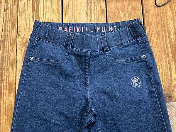 Dámské kalhoty Rafiki EVO – elastický pas a logo Rafikáčka