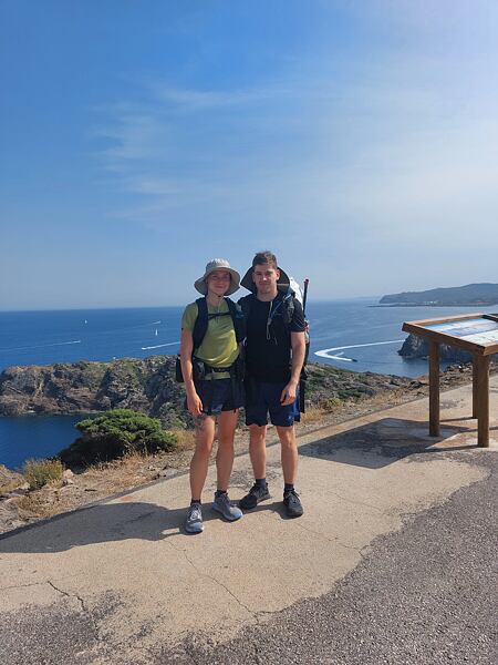 Začátek trasy GR11 - Cap de Creus