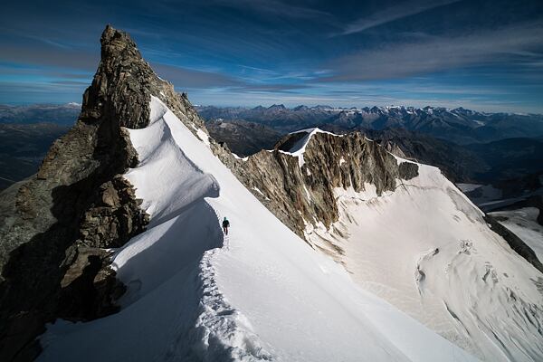 Weisshorn - severní hřeben